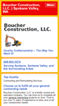 Mobile Screenshot of boucherconstructionllc.com